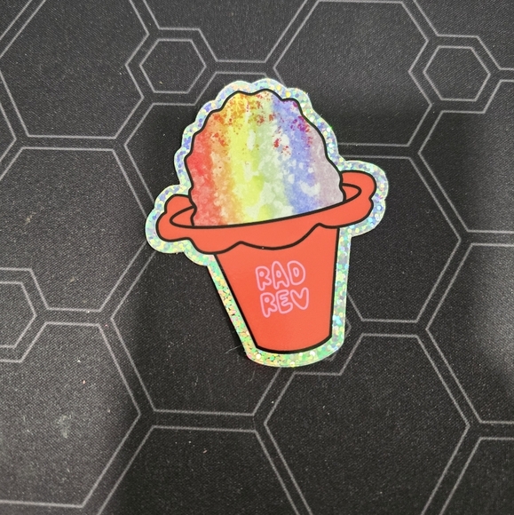 Rad Rev Snow Cone Sticker - Picture 1 of 1